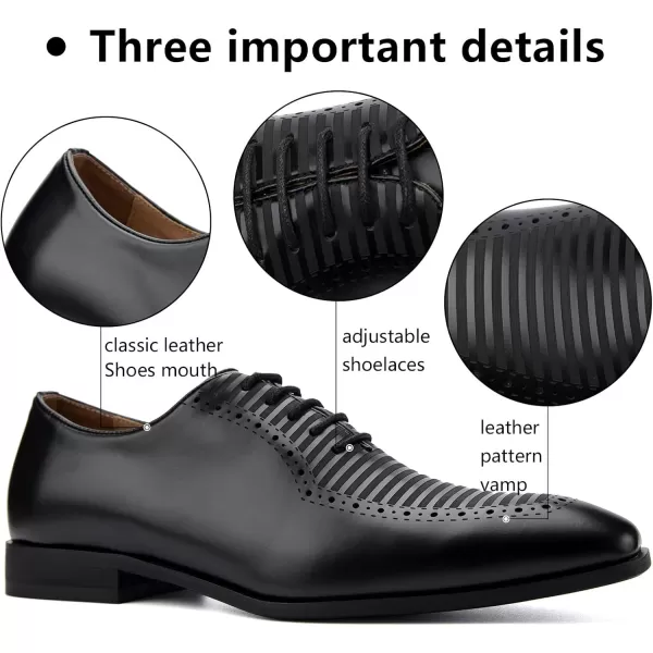 Meijiana Mens Oxfords Luxury Oxford Shoes for Men Business Casual Shoes Mens Laceup Fashion ShoesBlack05