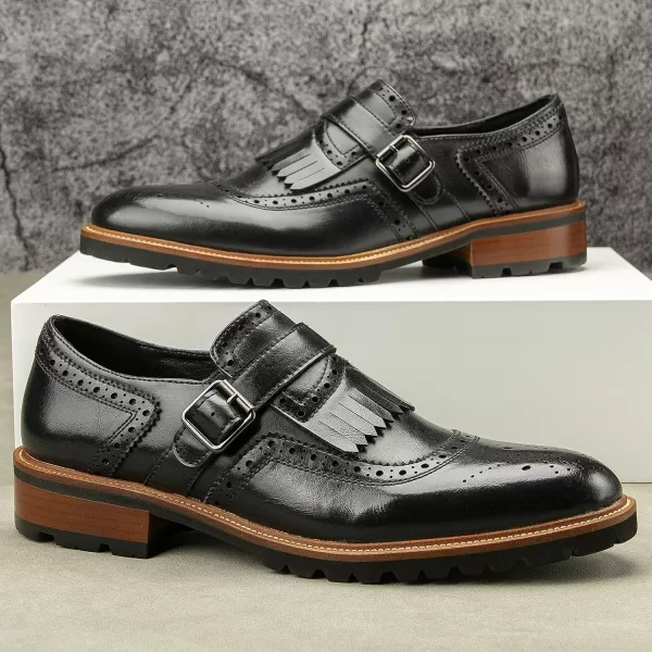 Meijiana Mens Oxfords Luxury Oxford Shoes for Men Business Casual Shoes Mens Laceup Fashion ShoesBlack07