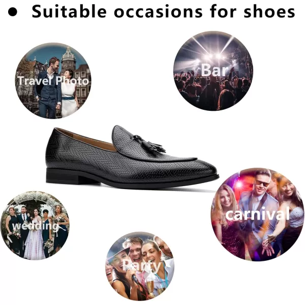 Meijiana mens LoafersBlack03