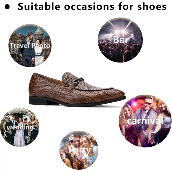 Meijiana mens LoafersBrown02