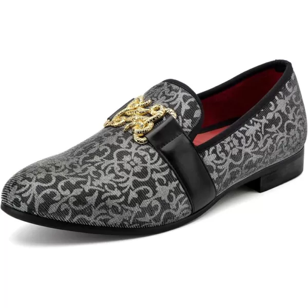 Meijiana Mens Fashion Classic Loafers Luxury Loafer Shoes and Weeding Dress Shoes for MenBlack01