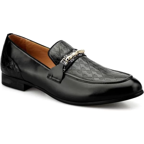 Meijiana Mens Loafers Classic Loafers Wedding Dress Shoes for Men Fashion Party LoafersBlack10