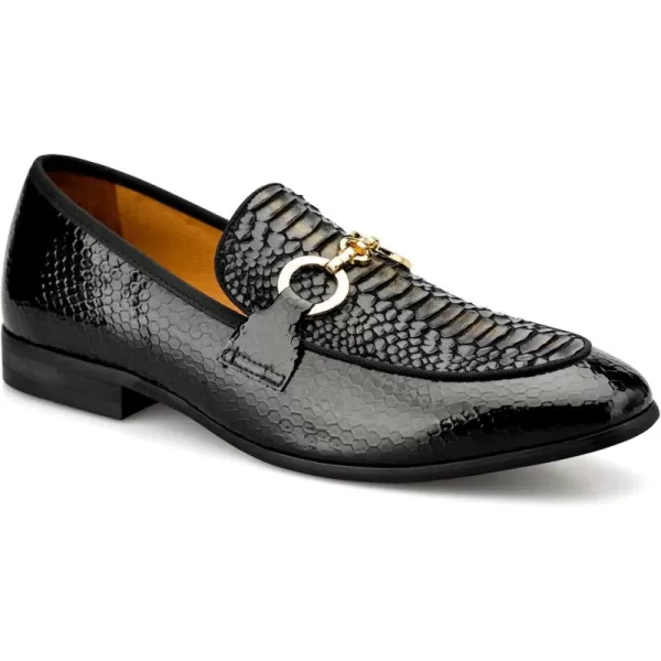 Meijiana Mens Loafers Classic Loafers Wedding Dress Shoes for Men Fashion Party LoafersGold08