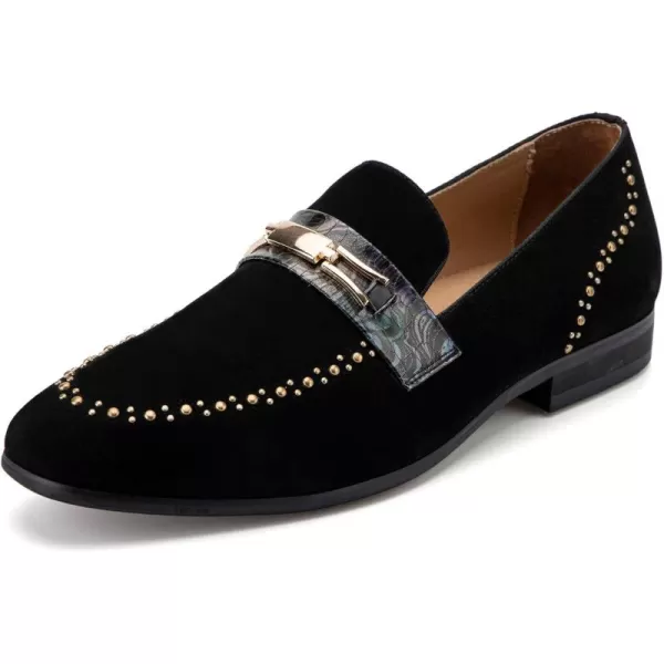 Meijiana Mens Loafers Lightweight SlipOn Moccasins Stylish Dress Shoes Breathable Tassels LoafersBlack03