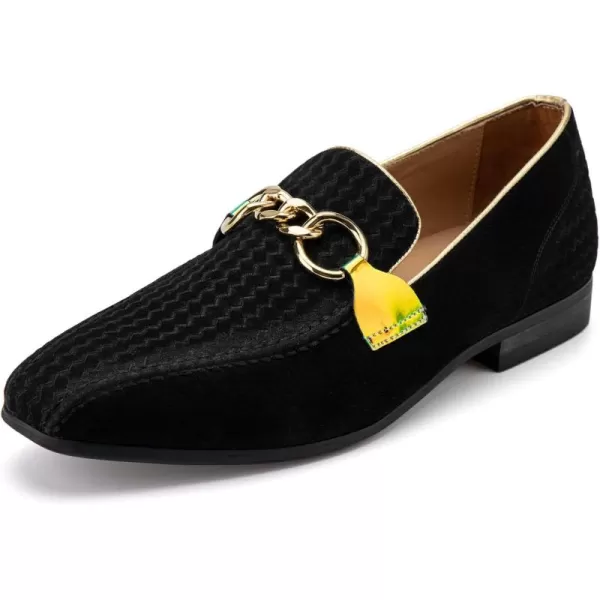 Meijiana Mens Loafers Lightweight SlipOn Moccasins Stylish Dress Shoes Breathable Tassels LoafersBlack05