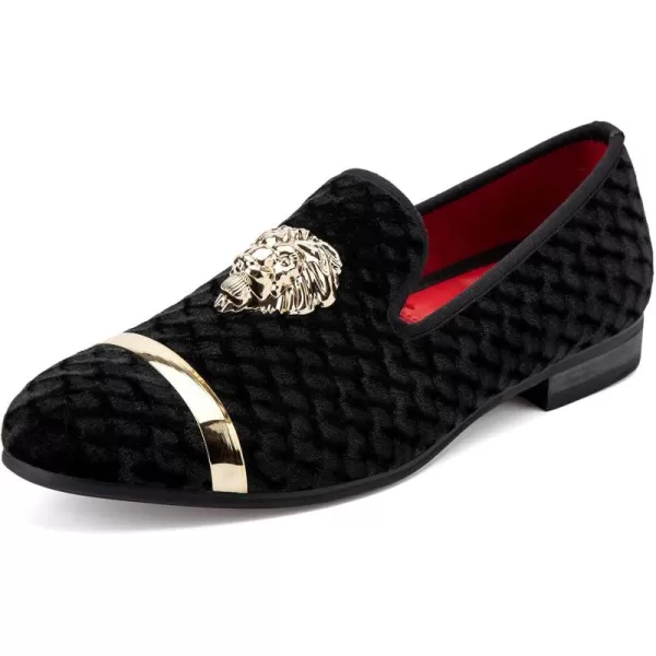 Meijiana Mens Loafers Lightweight SlipOn Moccasins Stylish Dress Shoes Breathable Tassels LoafersBlack07
