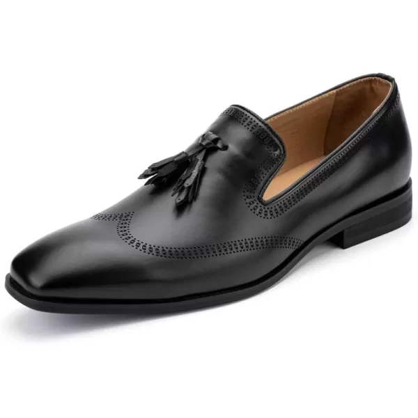 Meijiana Mens Loafers Mens Classic Loafers Dress Shoes Loafers for Men Fashion Luxury ShoesBlack05