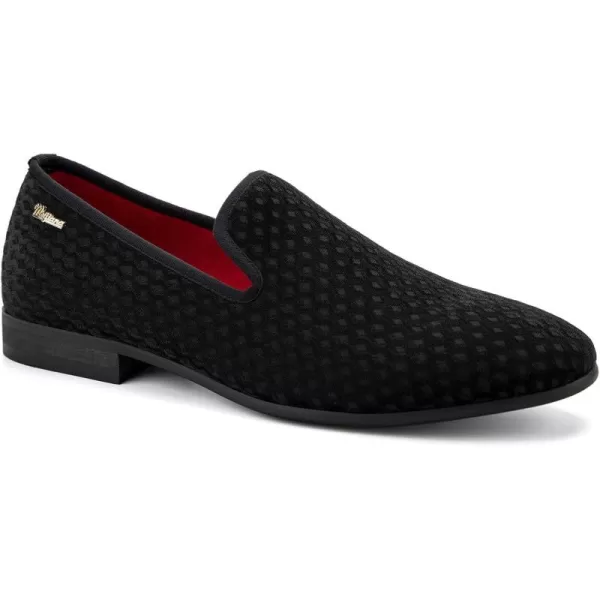 Meijiana Mens Loafers Wedding Dress Shoes SlipOn Loafers for Men Tuxedo Suit ShoesBlack01