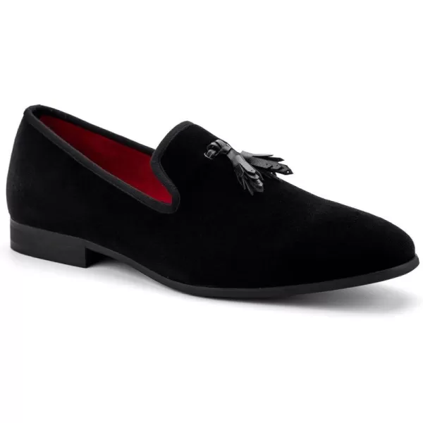 Meijiana Mens Loafers Wedding Dress Shoes SlipOn Loafers for Men Tuxedo Suit ShoesBlack04