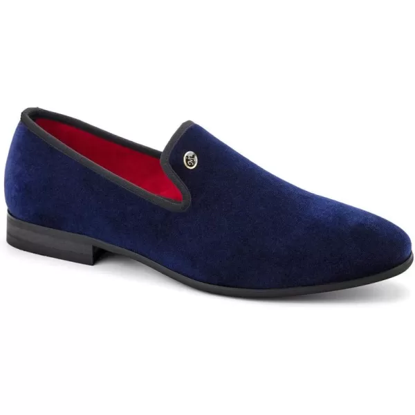Meijiana Mens Loafers Wedding Dress Shoes SlipOn Loafers for Men Tuxedo Suit ShoesBlue08