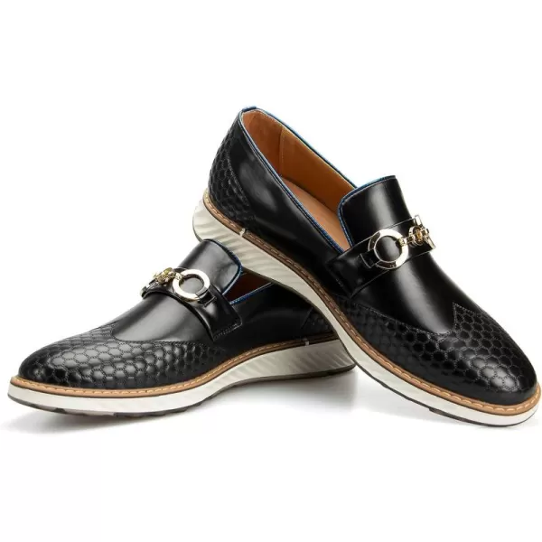 Meijiana Mens Oxford Shoes Casual Shoes for Men Casual Dress Shoes for MenBlack10