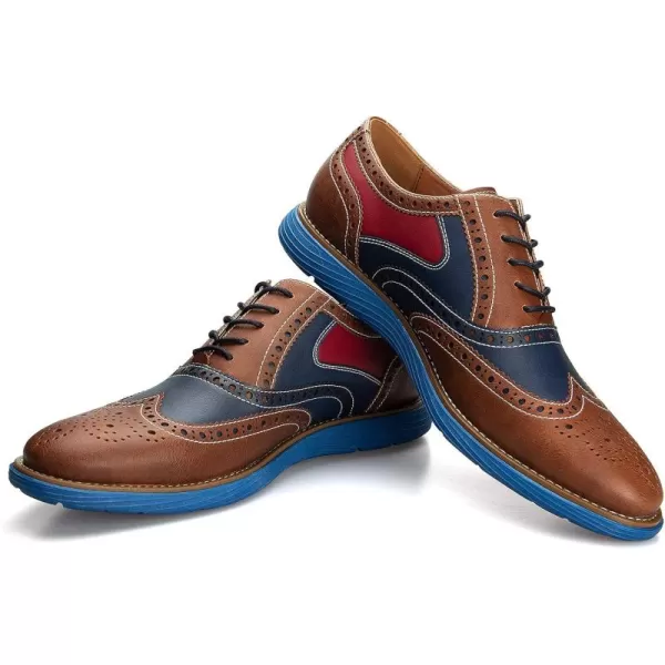 Meijiana Mens Oxford Shoes Casual Shoes for Men Casual Dress Shoes for MenBrown03