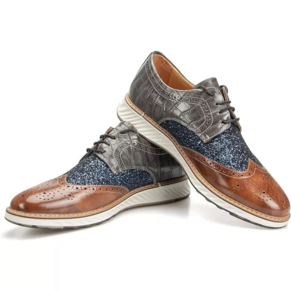 Meijiana Mens Oxford Shoes Casual Shoes for Men Casual Dress Shoes for MenBrown09