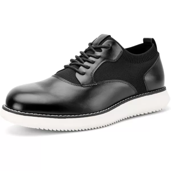 Meijiana Mens Oxford Shoes Dress Shoes Mens Lightweight laceup Fashion ShoesBlack07