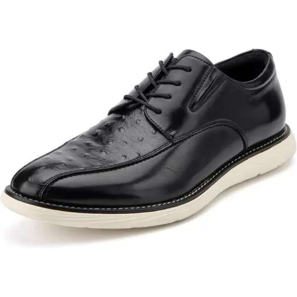 Meijiana Mens Oxford Shoes Dress Shoes Mens Lightweight laceup Fashion ShoesBlack10