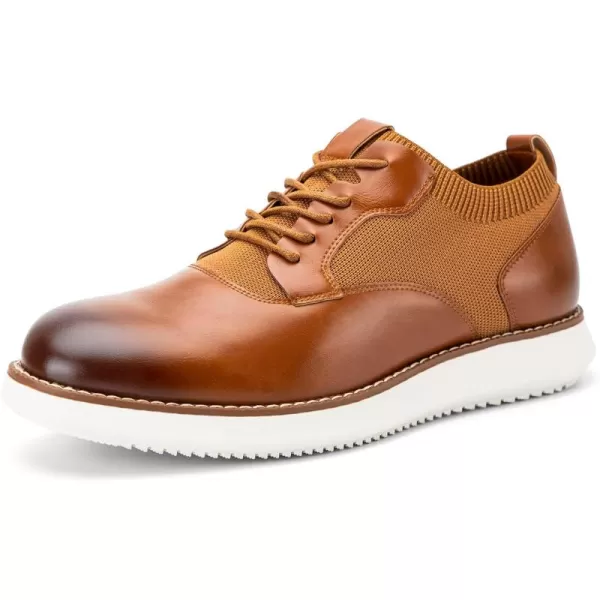Meijiana Mens Oxford Shoes Dress Shoes Mens Lightweight laceup Fashion ShoesBrown08