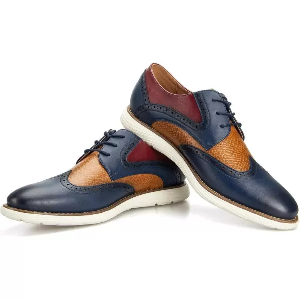 Meijiana Mens Oxford Shoes Dress Shoes Mens Lightweight laceup Fashion ShoesMulticoloured05