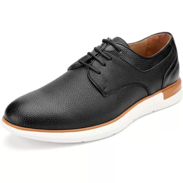 Meijiana Mens Oxfords Casual Dress Shoes Leather Lace Up Shoes for Men Business Oxford ShoesBlack13