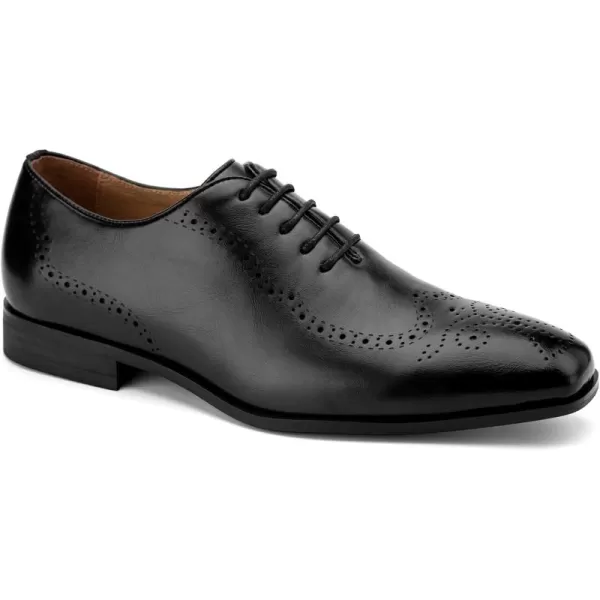 Meijiana Mens Oxfords Formal Shoes Men Business Casual Shoes Laceup Fashion Dress Shoes for MenBlack02