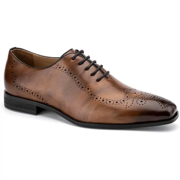 Meijiana Mens Oxfords Formal Shoes Men Business Casual Shoes Laceup Fashion Dress Shoes for MenBrown01