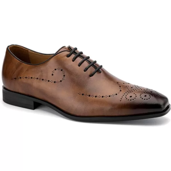 Meijiana Mens Oxfords Formal Shoes Men Business Casual Shoes Laceup Fashion Dress Shoes for MenBrown03