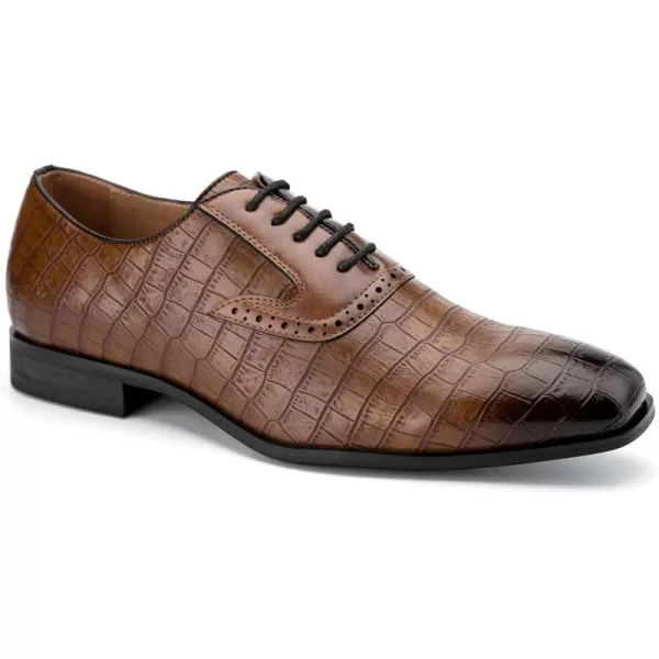 Meijiana Mens Oxfords Formal Shoes Men Business Casual Shoes Laceup Fashion Dress Shoes for MenBrown05