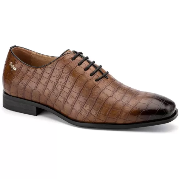 Meijiana Mens Oxfords Formal Shoes Men Business Casual Shoes Laceup Fashion Dress Shoes for MenBrown07