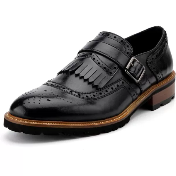Meijiana Mens Oxfords Luxury Oxford Shoes for Men Business Casual Shoes Mens Laceup Fashion ShoesBlack07