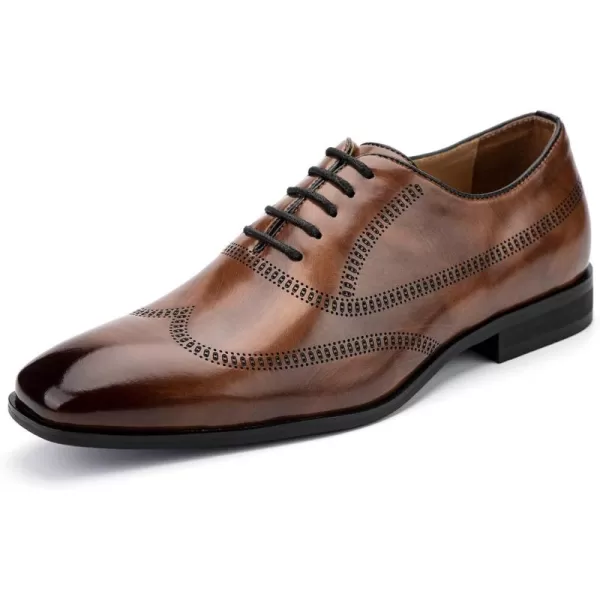 Meijiana Mens Oxfords Luxury Oxford Shoes for Men Business Casual Shoes Mens Laceup Fashion ShoesBrown02