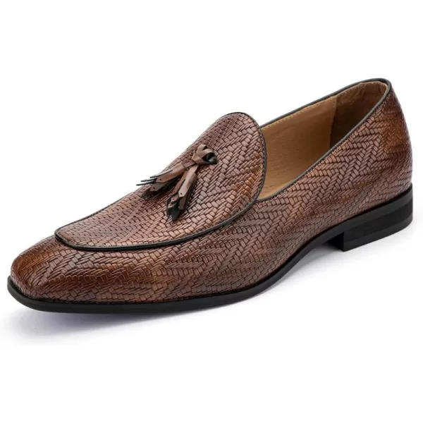 Meijiana mens LoafersBrown04