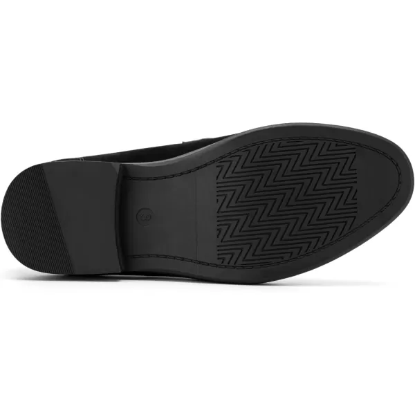 Meijiana Boys Formal Dress SlipOn Loafers  Tuxedo Shoe for Baby Dress ShoesBlack01