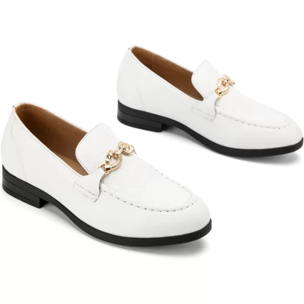 Meijiana Boys Formal Dress SlipOn Loafers  Tuxedo Shoe for Baby Dress ShoesWhite02