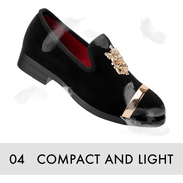 Meijiana Boys Loafers SlipOn Dress Shoes Dress Formal Tuxedo ShoesBlack01