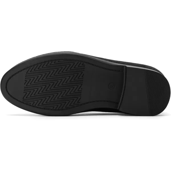 Meijiana Boys SlipOn Dress Loafers  Formal Tuxedo ShoesBlack02