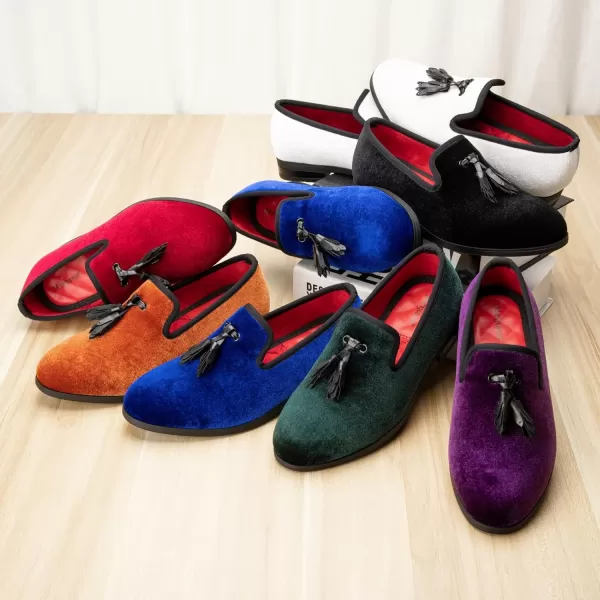 Meijiana Boys SlipOn Dress Loafers  Formal Tuxedo ShoesBlue01