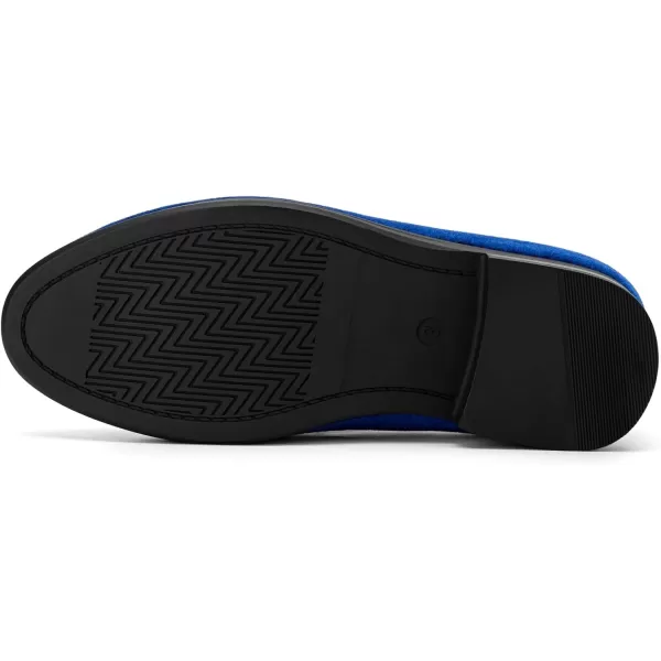 Meijiana Boys SlipOn Dress Loafers  Formal Tuxedo ShoesBlue01