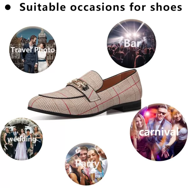 Meijiana Men Faux Leather Noble Loafer Shoes Slipon Loafer Smoking Slipper Tassel LoaferWhite13