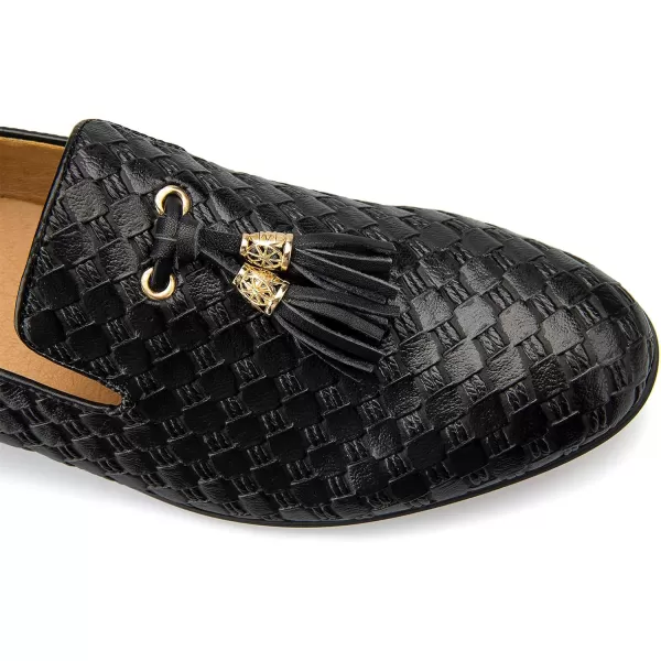 Meijiana Mens Classic Loafers Fashion Loafers Men Wedding Shoes Party Loafers Shoes for MenBlack01