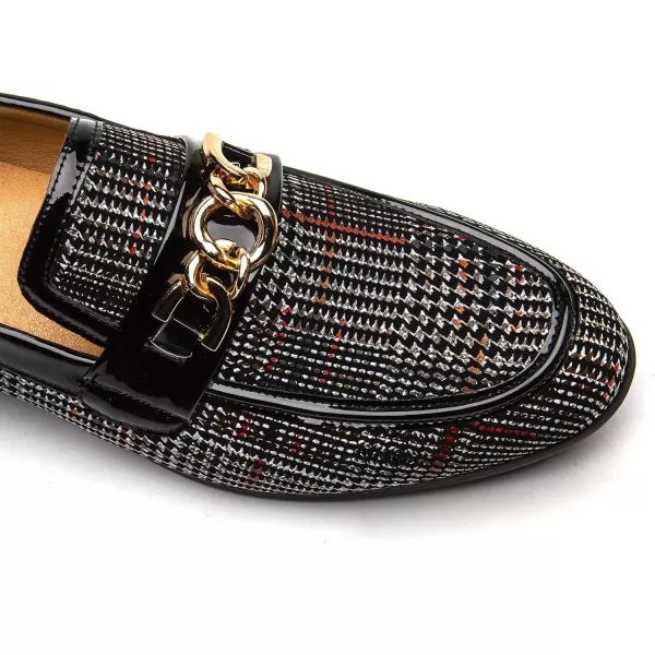 Meijiana Mens Classic Loafers Fashion Loafers Men Wedding Shoes Party Loafers Shoes for MenBlack08