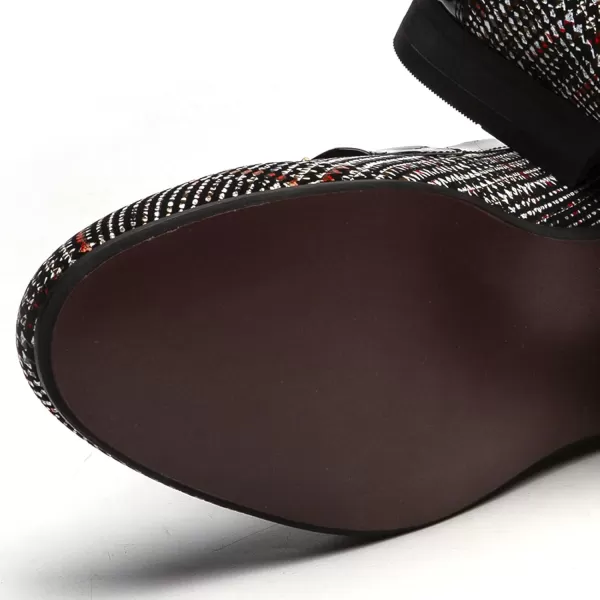 Meijiana Mens Classic Loafers Fashion Loafers Men Wedding Shoes Party Loafers Shoes for MenBlack08