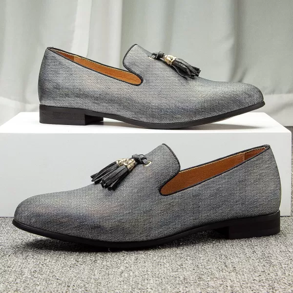 Meijiana Mens Classic Loafers Fashion Loafers Men Wedding Shoes Party Loafers Shoes for MenBlack11