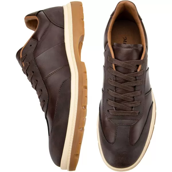Meijiana Mens Oxford Formal Dress Shose Lace Up Oxfords Casual Comfortable ShoesBrown05