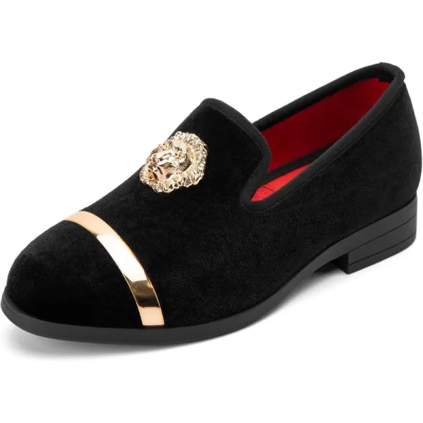 Meijiana Boys Loafers SlipOn Dress Shoes Dress Formal Tuxedo ShoesBlack04