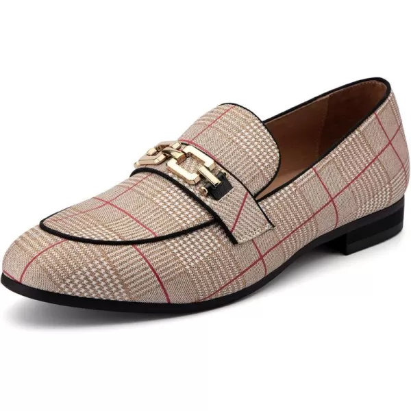 Meijiana Men Faux Leather Noble Loafer Shoes Slipon Loafer Smoking Slipper Tassel LoaferWhite13