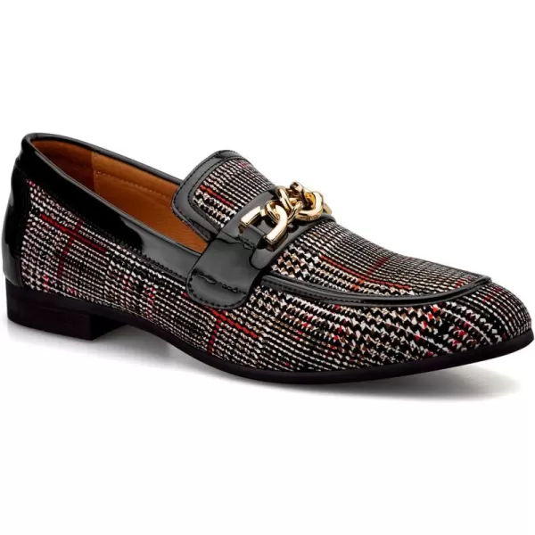 Meijiana Mens Classic Loafers Fashion Loafers Men Wedding Shoes Party Loafers Shoes for MenBlack08