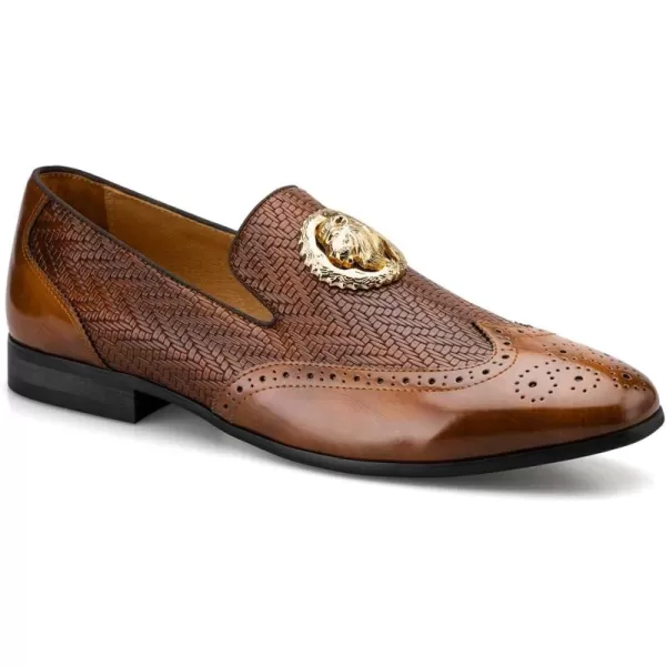 Meijiana Mens Classic Loafers Fashion Loafers Men Wedding Shoes Party Loafers Shoes for MenBrown07