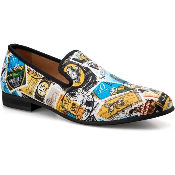 Meijiana Mens Classic Loafers Fashion Loafers Men Wedding Shoes Party Loafers Shoes for MenYellow05