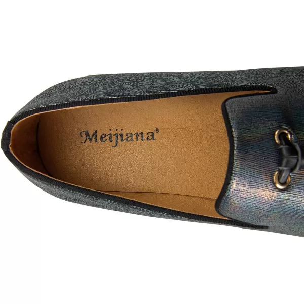 Meijiana Mens Classic Loafers Fashion Loafers Men Wedding Shoes Party Loafers Shoes for MenBlack11