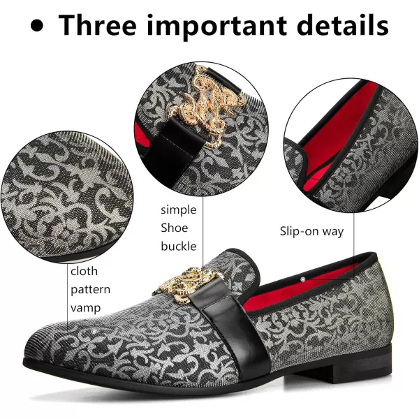 Meijiana Mens Fashion Classic Loafers Luxury Loafer Shoes and Weeding Dress Shoes for MenBlack01
