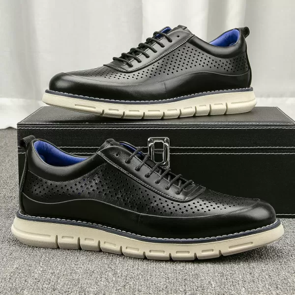 Meijiana Mens Oxford Shoes Men Fashion Light Shoes Black Casual Shoes Dress Shoes Black03 10 US
